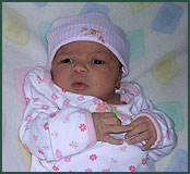 Adoptive parents Monte and Kristi's newborn baby girl
