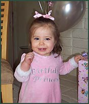 Lifetime adoptee Madison celebrates her first birthday