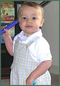 John and Judy's adopted son 14 months
