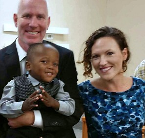 Seth and Shiloh with African American adopted son