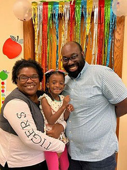 proud parents celebrate on the last day of preschool